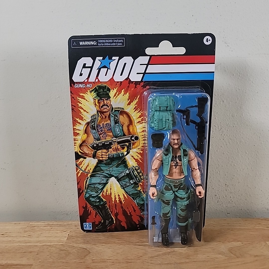 Gi Joe Classified GUNG-HO 6&Prime; Action Figure Retro Carded Hasbro File Card Sealed