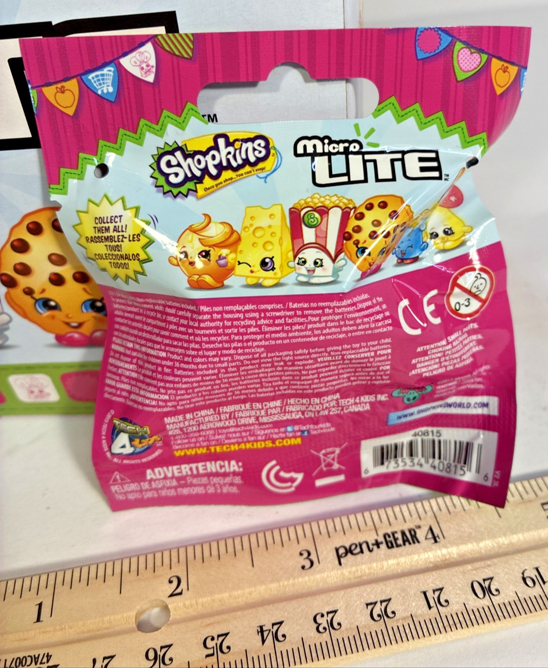 Tech 4 Kids Shopkins Micro Lite Bundle 22 Blind bags and Retail display box