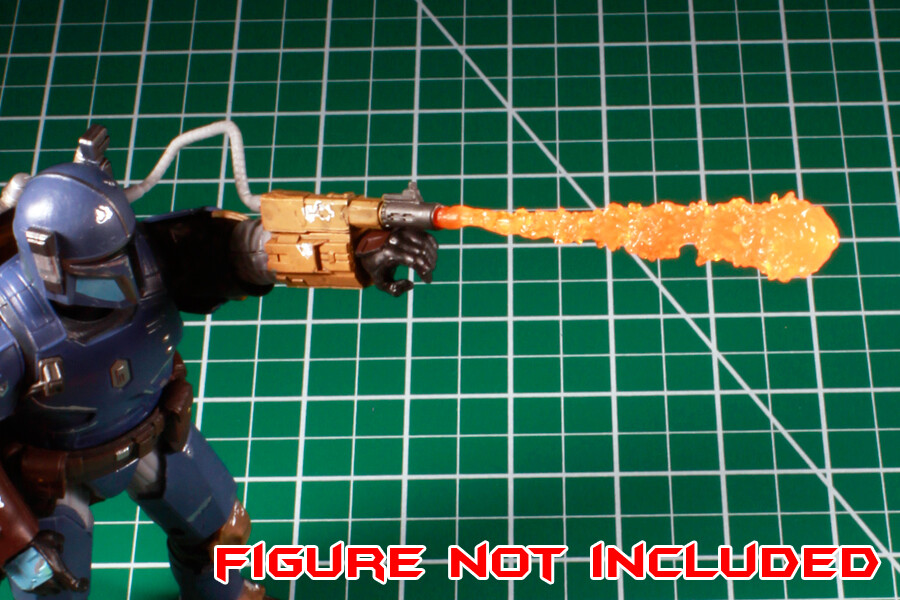 Custom Flame Thower Effect 1:12 Mandalorian Heavy