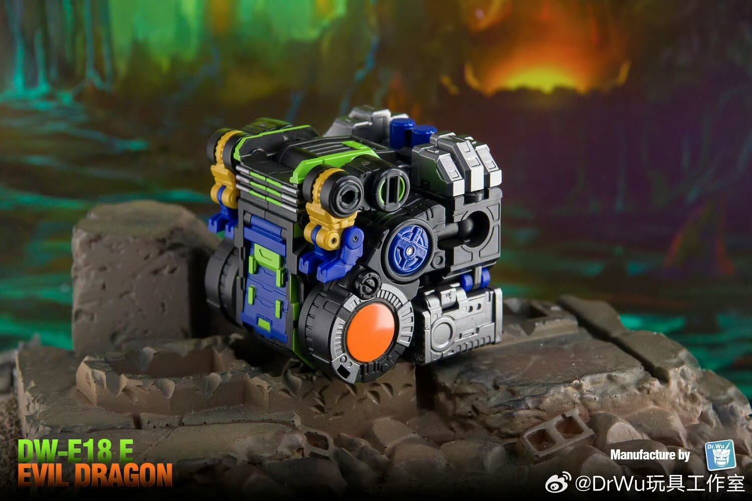 DR.Wu DW-E18 ENERGY DRAGON DW-E18E EVIL DRAGON Action Figure 10CM In Stock