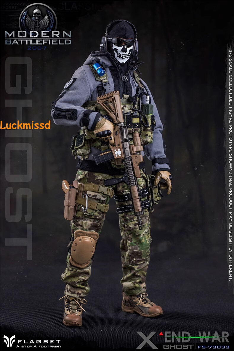 1/6 FLAGSET FS73033 END WAR GHOST « X » Tom Clancy&rsquo;s Endwar Action Figure Model
