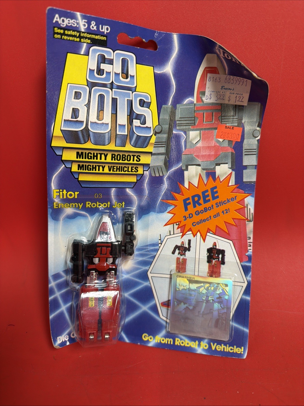 Major Mo Friendly Robot Sports Car 1983 Tonka Gobots Vintage Sealed