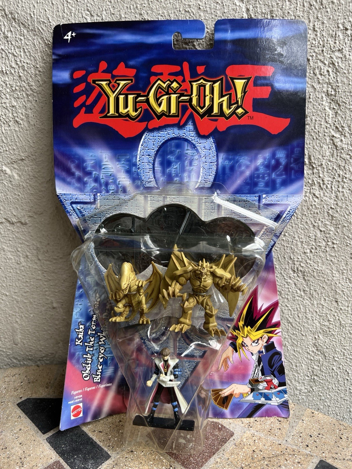 Mattel Yu-Gi-Oh! 2&Prime; 3-Pack Kaiba Obelisk Tormentor Blue-Eyes Dragon Packaged