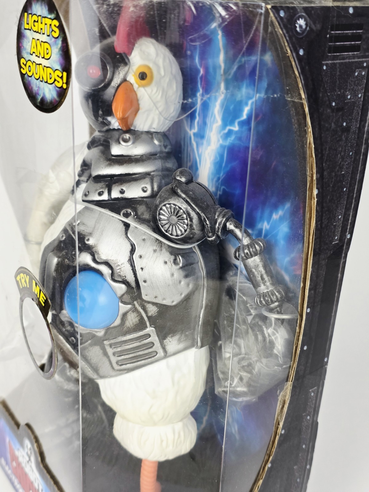Robot Chicken 10&Prime; Electronic Action Figure Adult Swim Brand New Factory Sealed