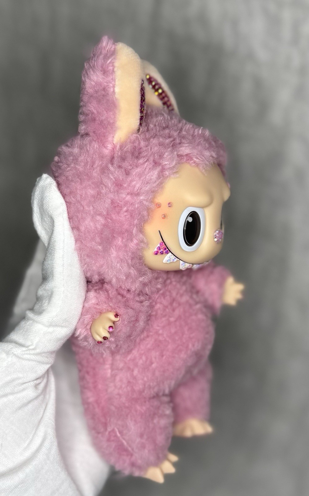Authentic Macaron Labubu Lychee Berry Custom Bling Bedazzled Plush