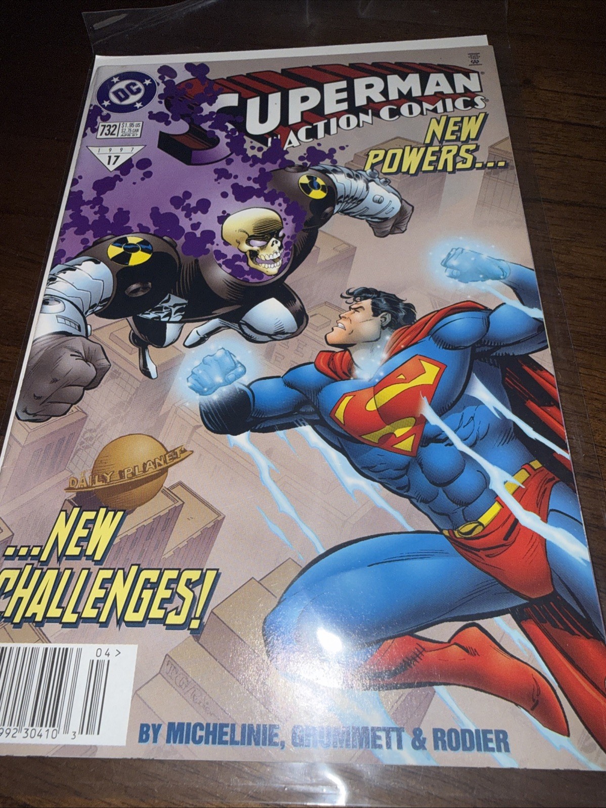 1997 DC Comics Superman Action New Powers New Challenges! #732 Comic Book