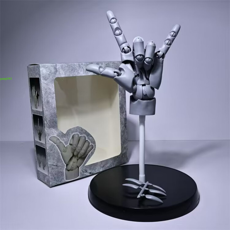 Hand Model Movable Finger Joint Sculptures Anime Painting Element Art Tool 1:1