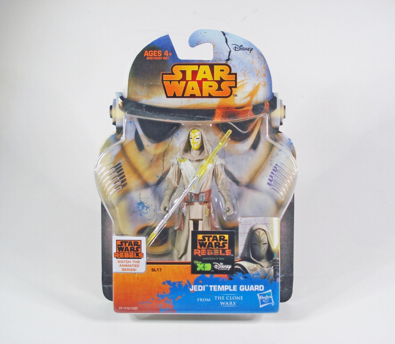 Star Wars Rebels Clone Wars 3.75&Prime; JEDI TEMPLE GUARD Saga Legends SL17