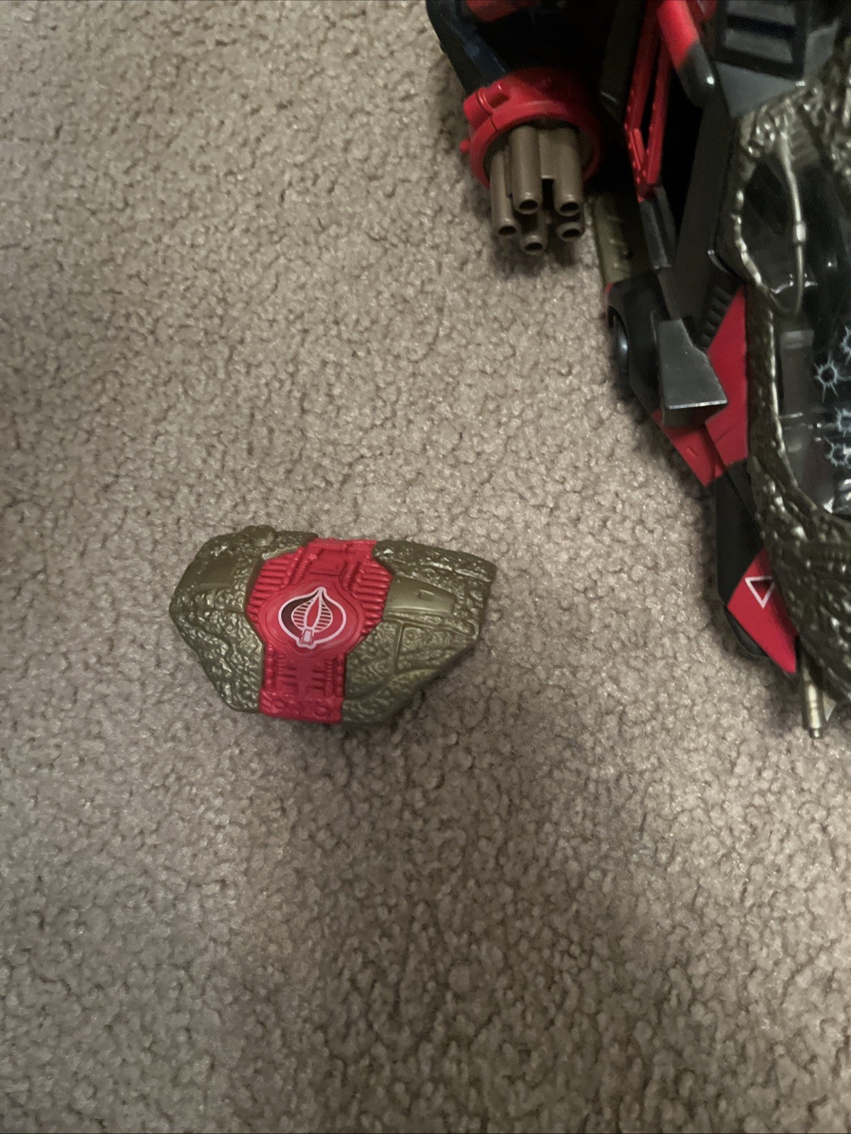 2003 GI JOE Crimson Command Copter w Tomax & Xamot COBRA Spy Troops.