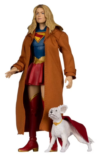 Mcfarlane DC Multiverse Supergirl & Krypto Gold Label Deluxe Theatrical