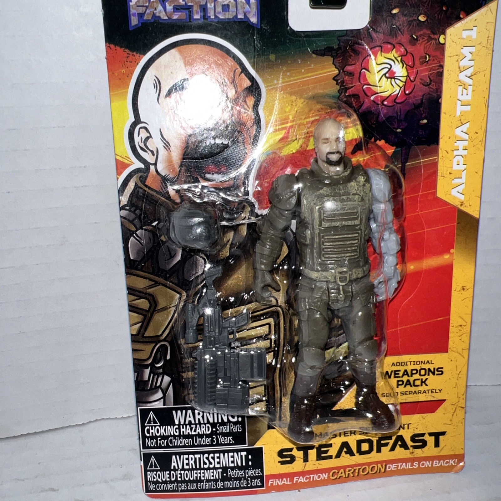 Final Faction Sergeant Steadfast Alpha Team 1 Action Figure