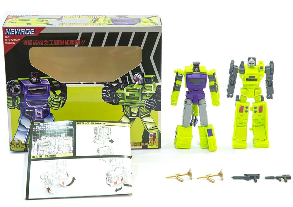 NewAge Devastator NA H33 Berith H34 Paimon Hephaestus Set of 2 Figure in stock
