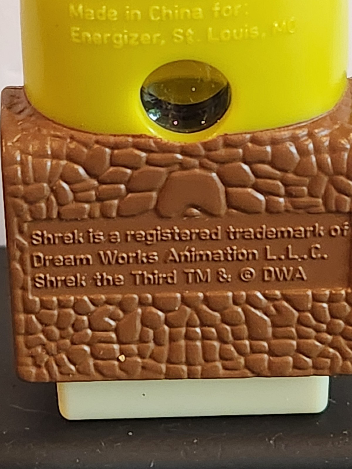 Shrek the 3rd Picture Scene Viewer Toy Energizer Plastic Movie Ogre 2.25”