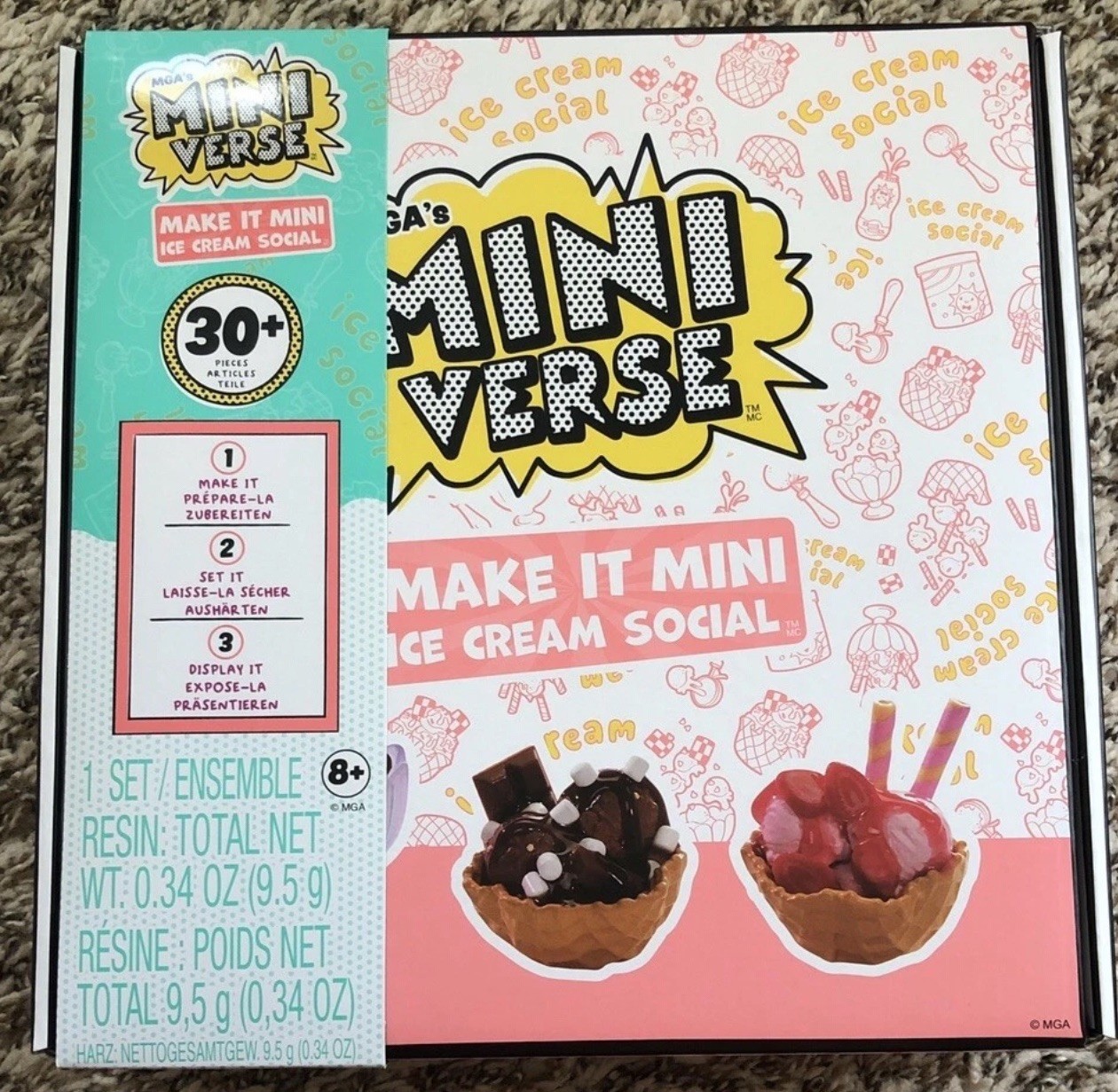 MGA&rsquo;s Miniverse Make It Mini Food/Ice Cream Social Brand NEW