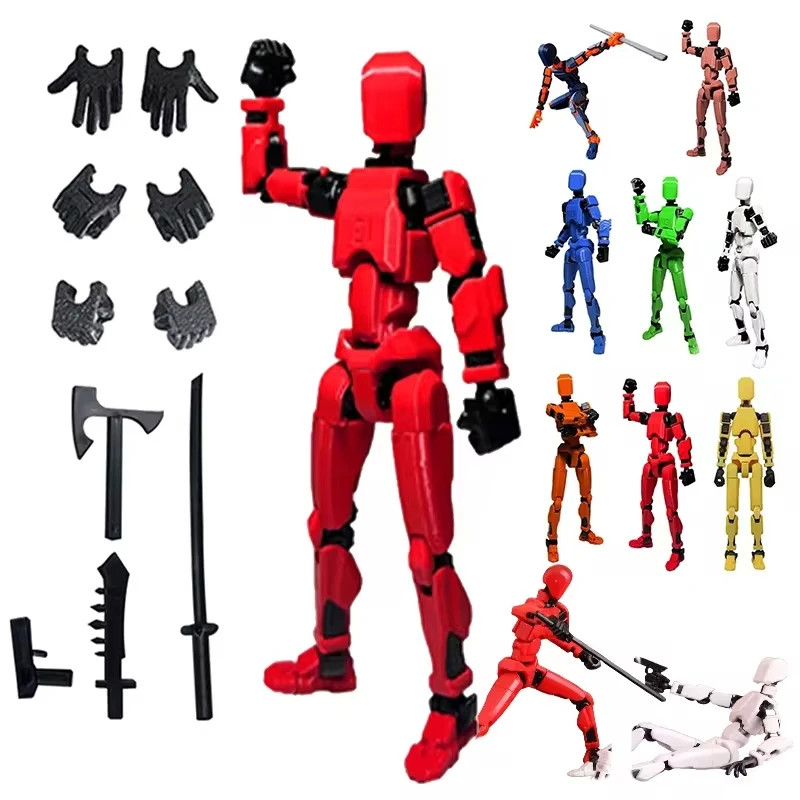 3D Printed Multi-Jointed Shapeshift Robot 2.0 – Movable Mannequin Dummy 13