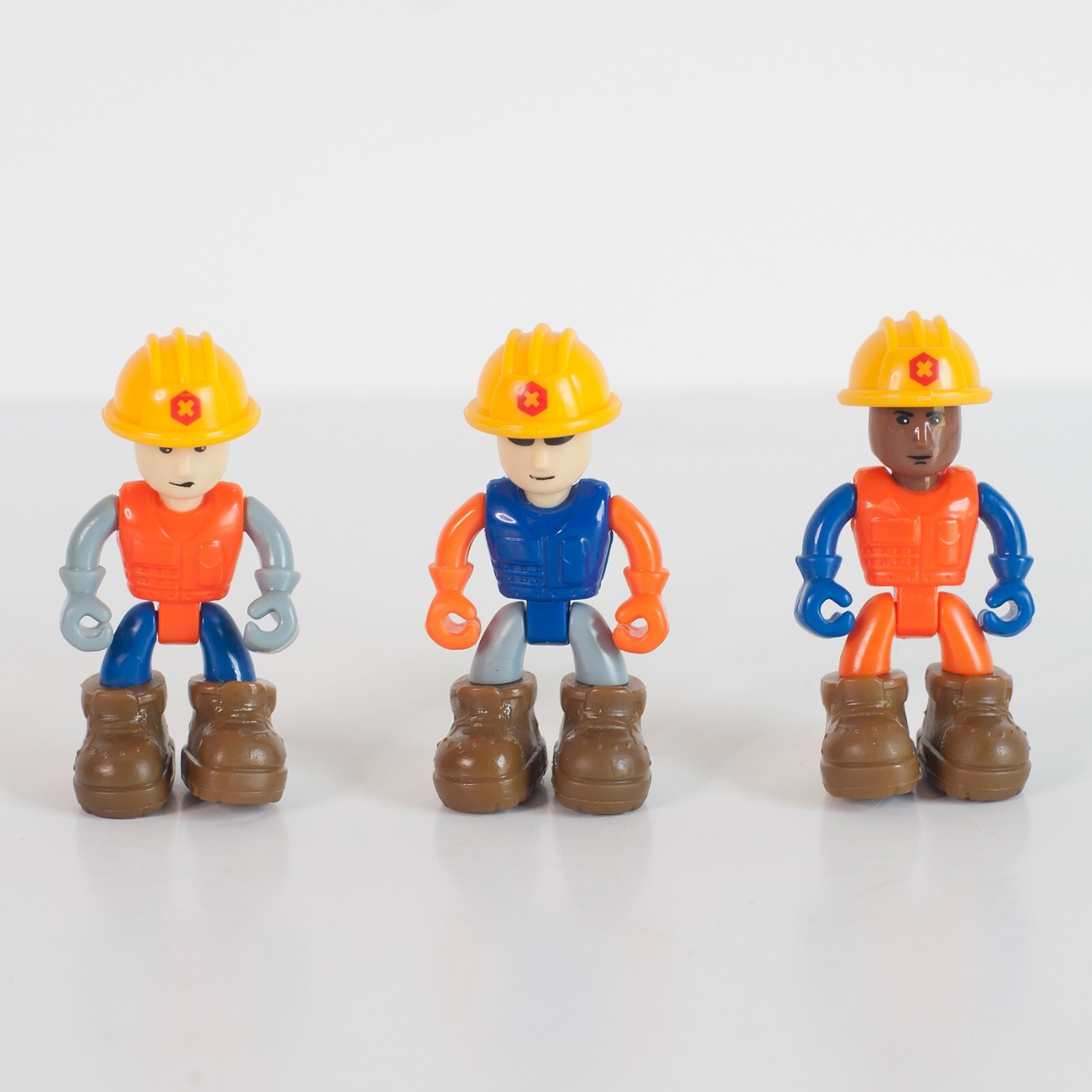 Nikko Toys Lot of 3 Construction Machine Makers 2.5&Prime; Toys Cake Toppers