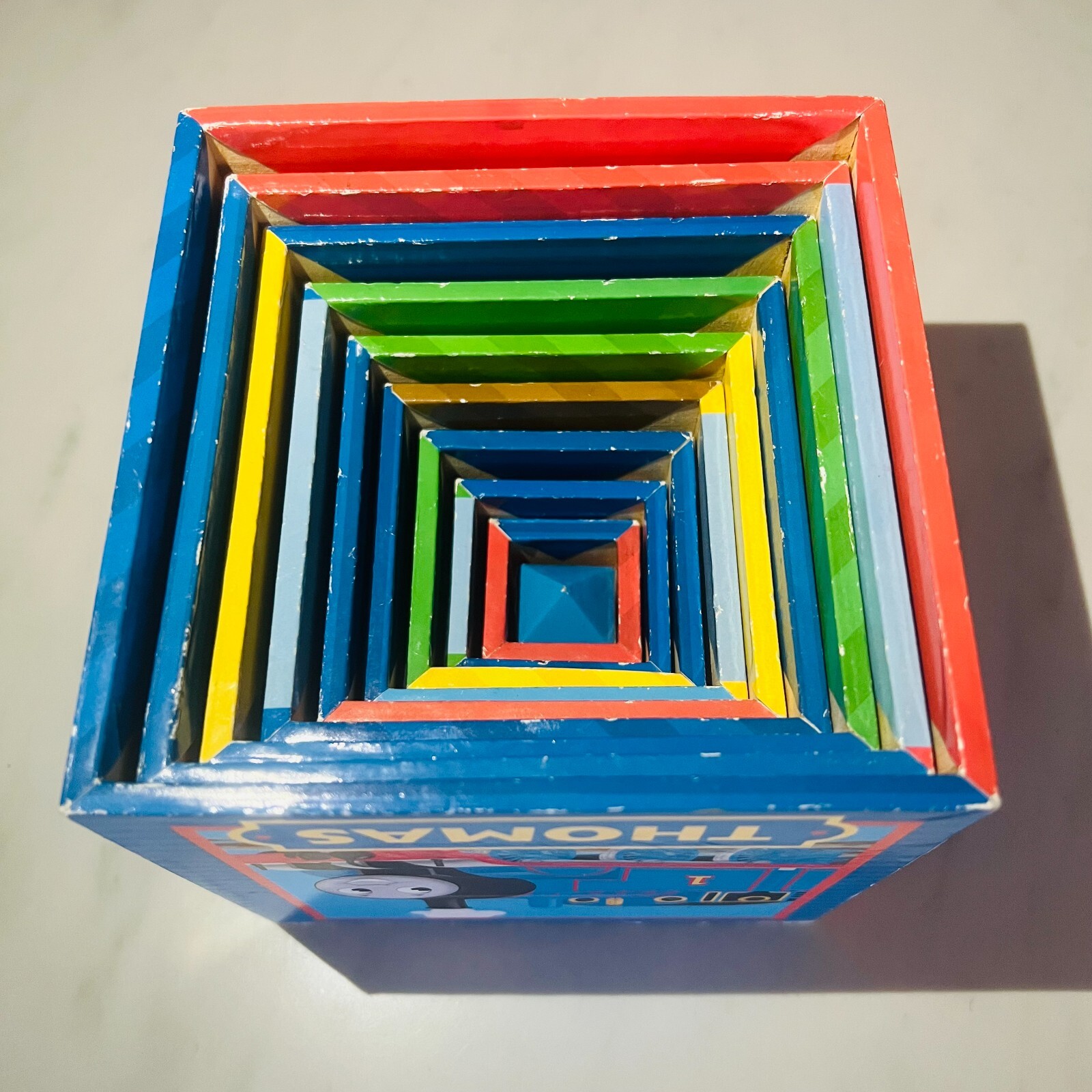 Thomas The Tank Engine – Nesting Stacking Blocks – Thomas & Friends – Rare 5&Prime;