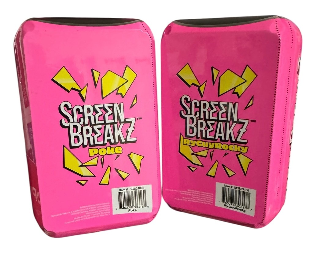 2 New Screen Breakz Action Figures, Poke and RyGuyRocky