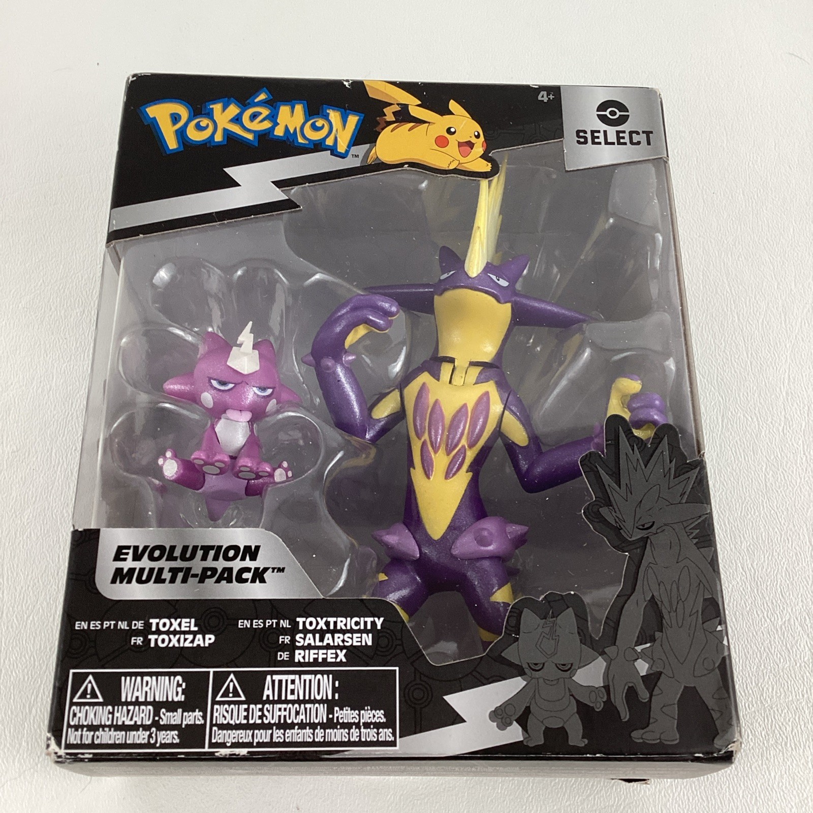 Pokemon Evolution Multi Pack Diamond Select Toxel Toxtricity Action Figures 2023