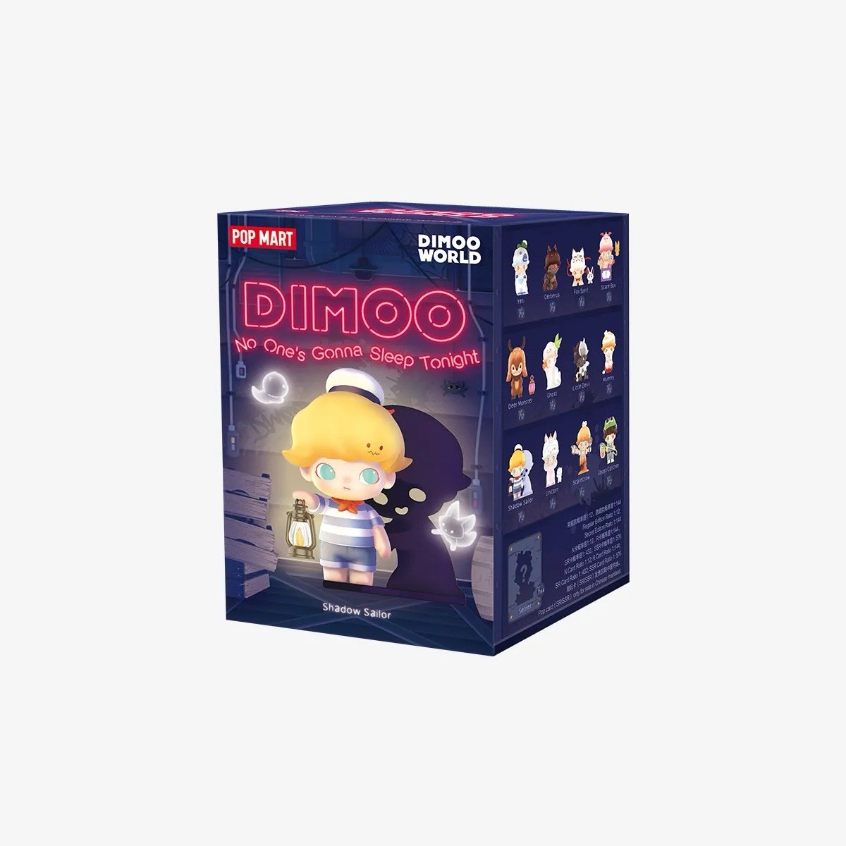 POP MART ✔️AUTHENTIC DIMOO No One&rsquo;s Gonna Sleep Tonight Series Figure [ Ghost ]