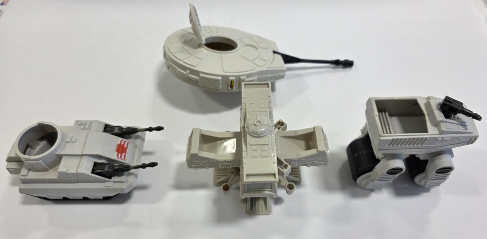 Star Wars Original Vintage Kenner Hoth Playset Lot: Mini Rigs, Energizer, Turret