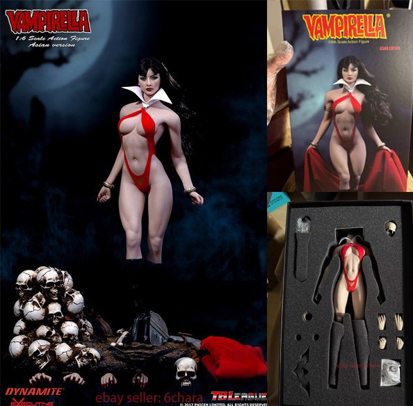 TBLeague PHICEN PL2017-101-A Vampirella 1/6 Movable Collectible Figure In Stock