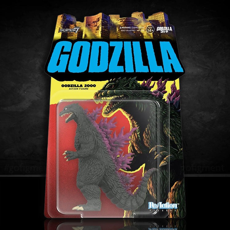 Godzilla &lsquo;2000 King of the Monsters Super7 Reaction Action Figure 1:18