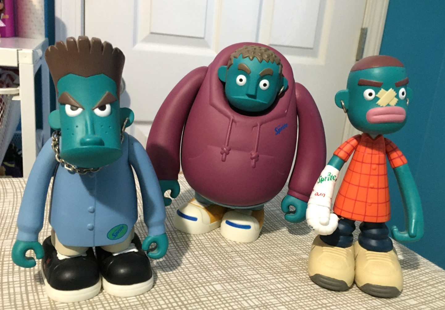Eric So Sprite 5&Prime; Vinyl Figures Lot of 3 Stereo, Scratch, Subsonic