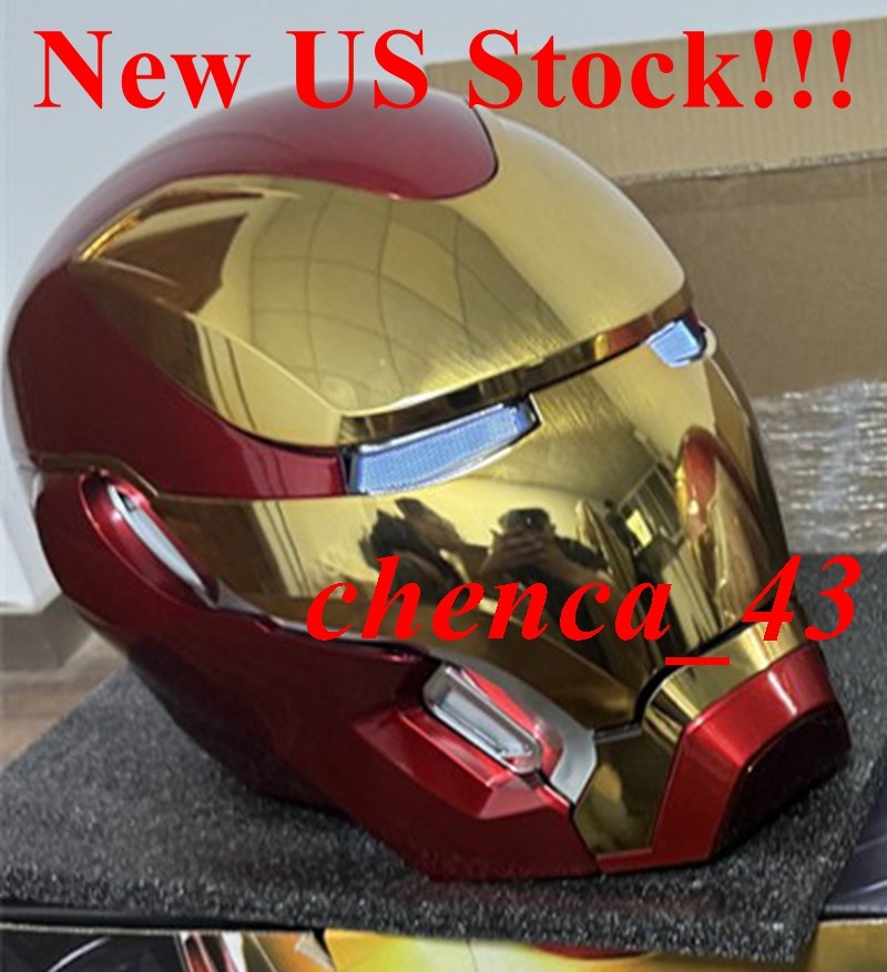 IN US!!! Iron Man Mechahead MK50 Helmet Voice Control Wearable Mask Cosplay Prop