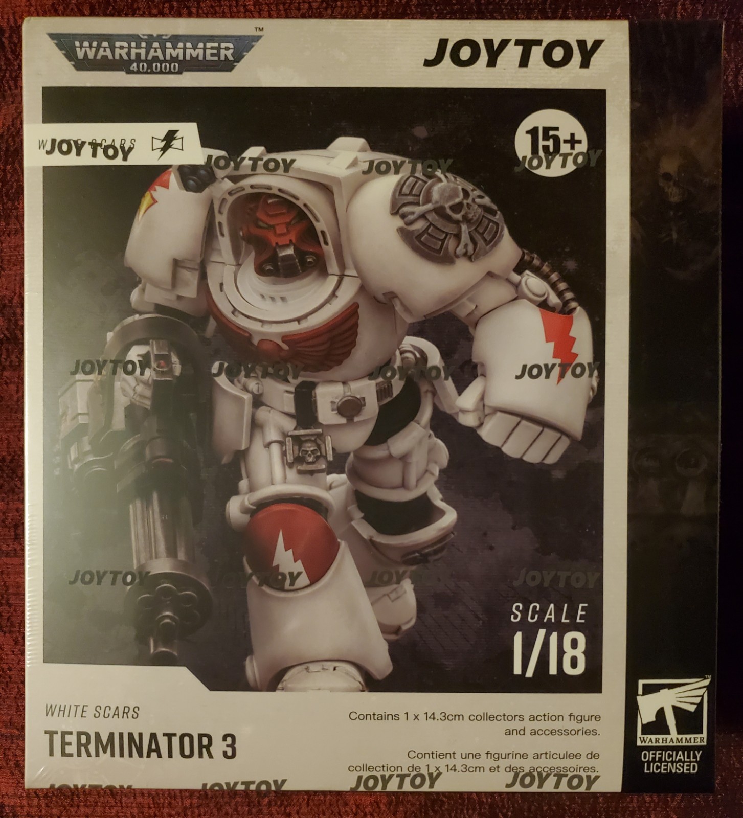 JoyToy Warhammer 40,000 40K White Scars Terminator 3 Assault Cannon & Power Fist