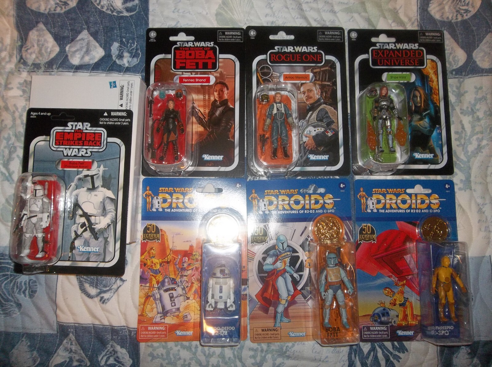 Star Wars Vintage Lot Antoc Merrick VC204 Prototype Boba Fett VC61 Vizla Droids+