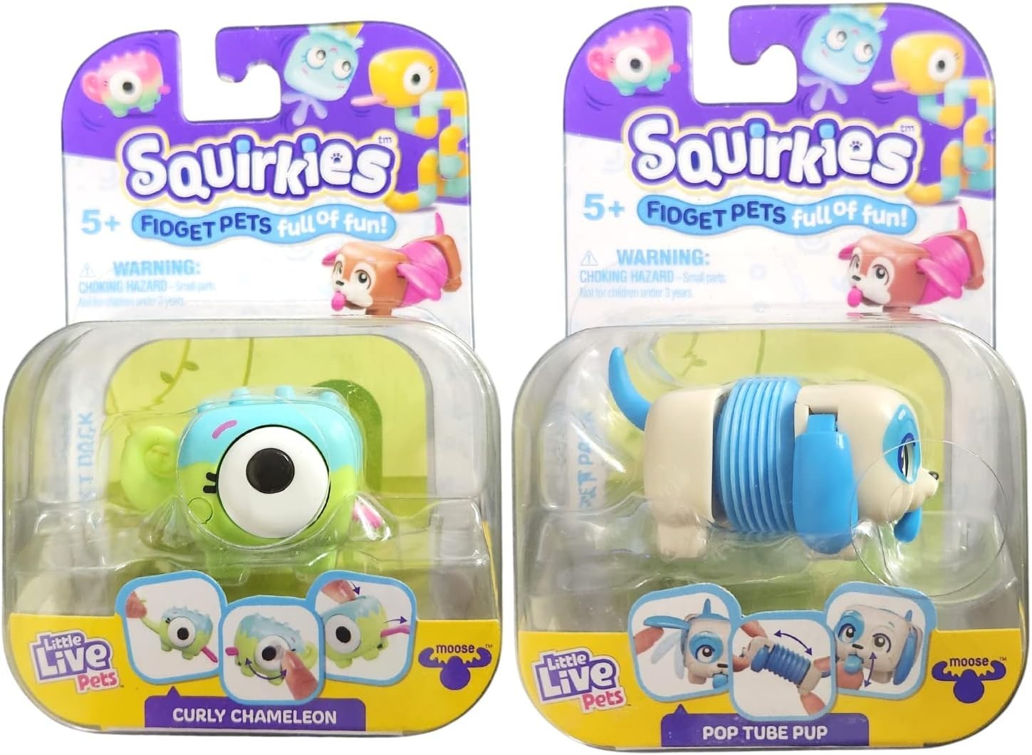 Squirkies Fidget Pets (2 Pack Random)