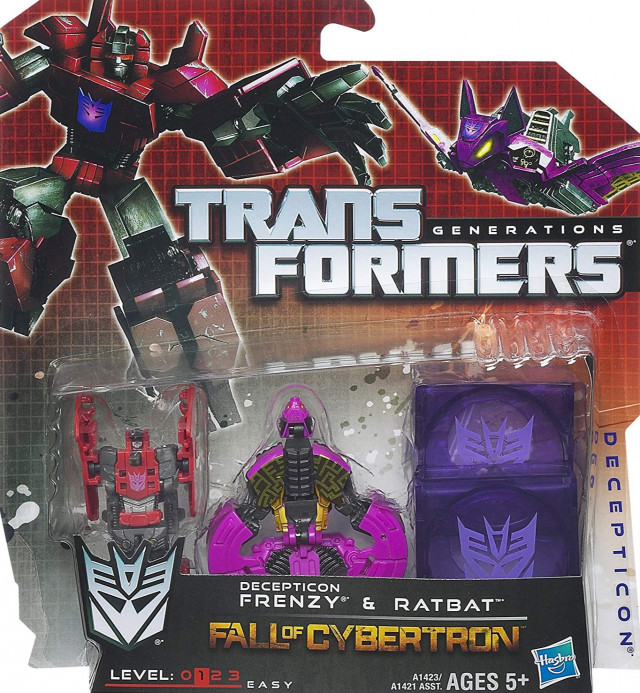 Transformers Fall of Cybertron Ratbat & Frenzy Set