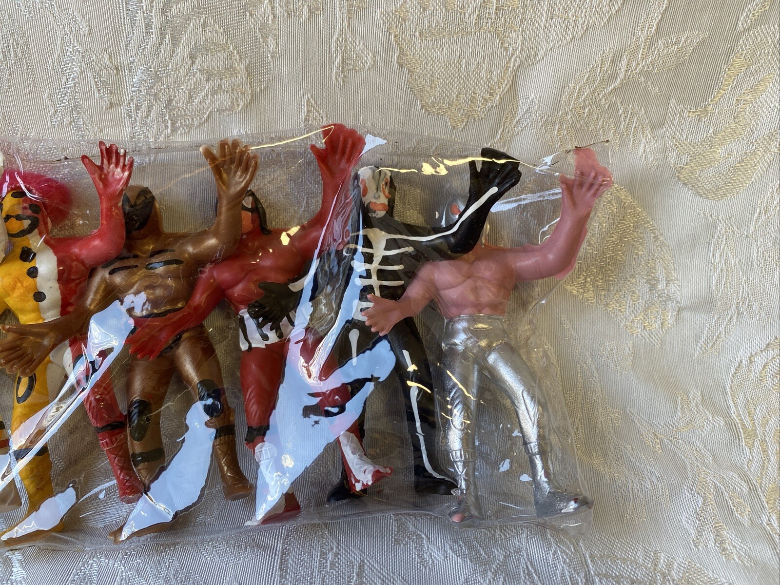 LUCHA LIBRE SET 12 Pack 4in Action Figures Mexican Toys Mexican Wrestlers IM