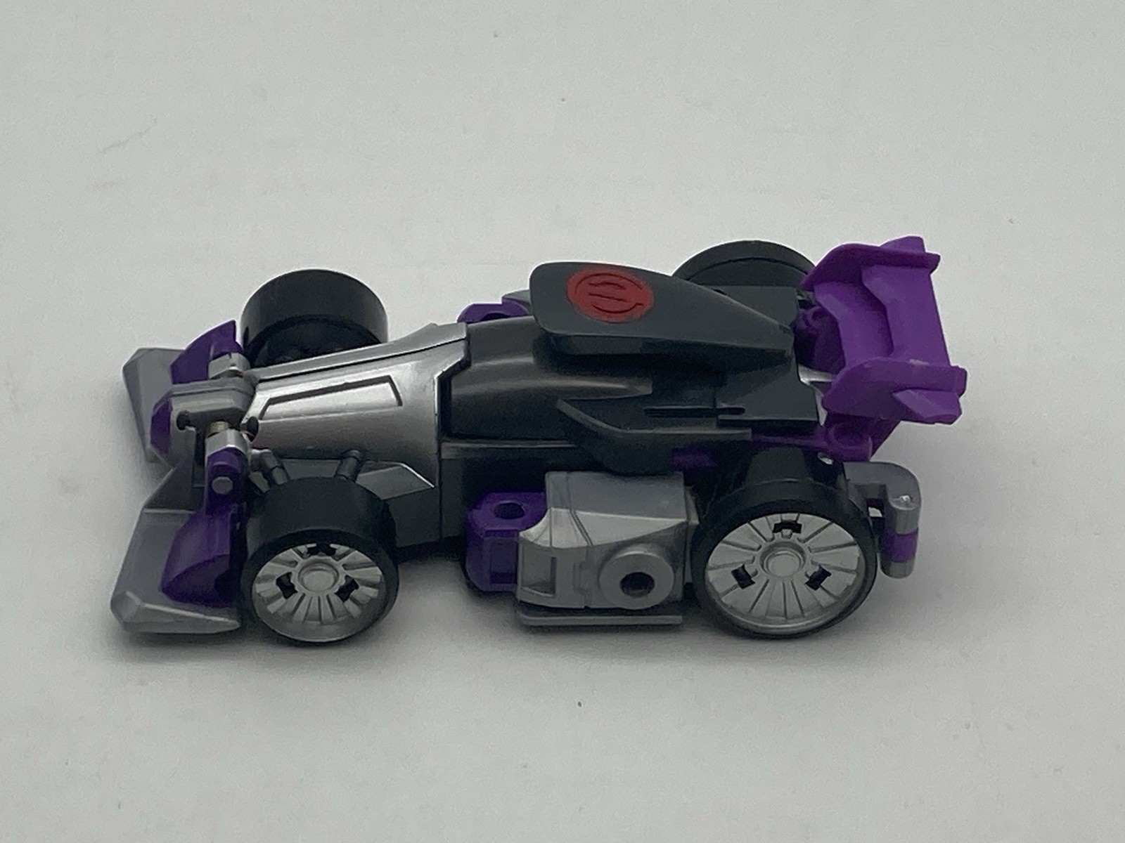 Playskool Transformers Rescue Bots Blurr Purple Flip Car Racer Toy