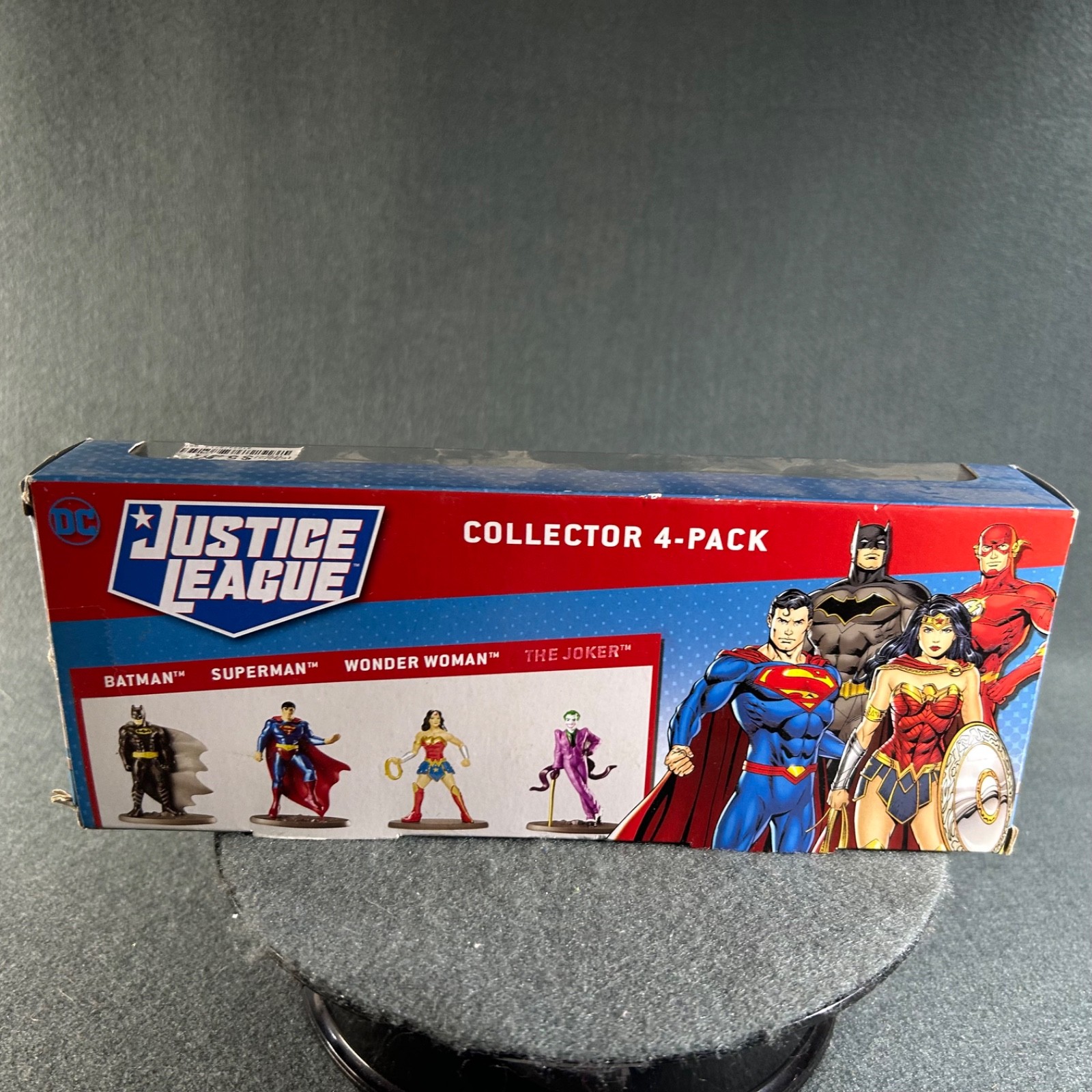 DC Micro Collection Justice League Mini Figure Set 4 Pack Cake Topper Mattel