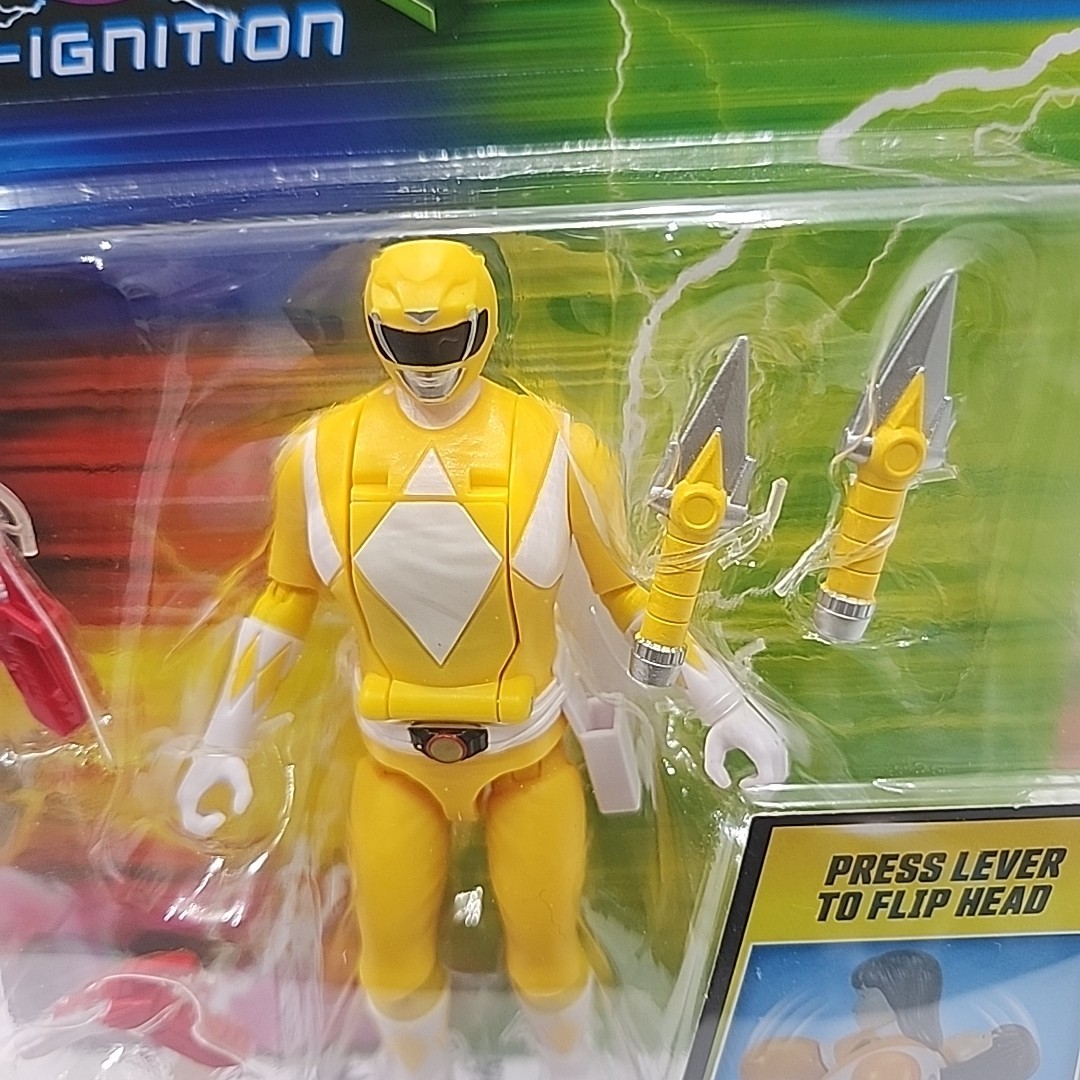 Power Rangers Re-Ignition Auto Mighty Morphin Head-Flippin&rsquo; Lot Set Playmates