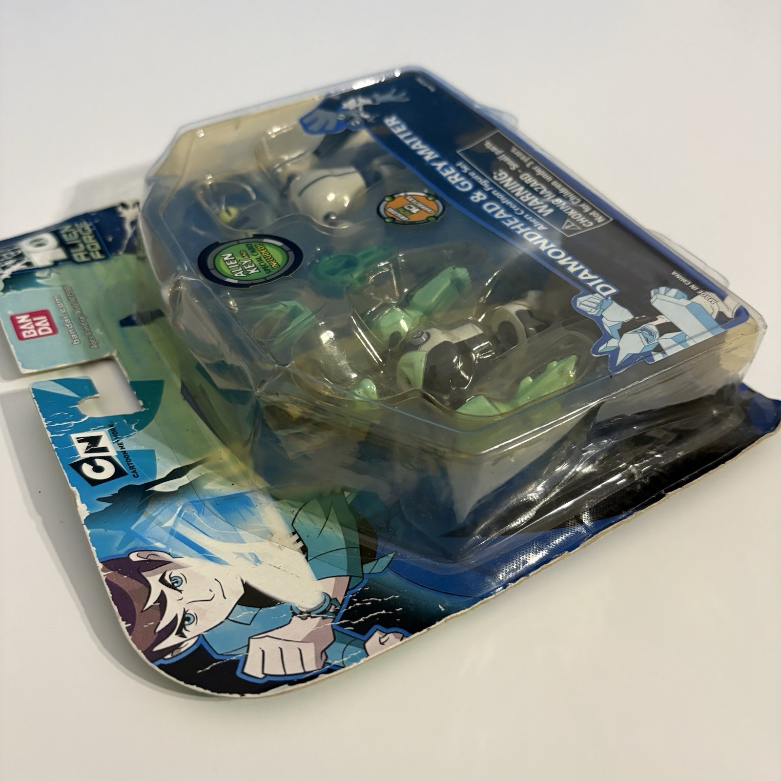 Ben 10 Alien Force Diamondhead & Grey Matter Alien Creation Figure Set READ AD
