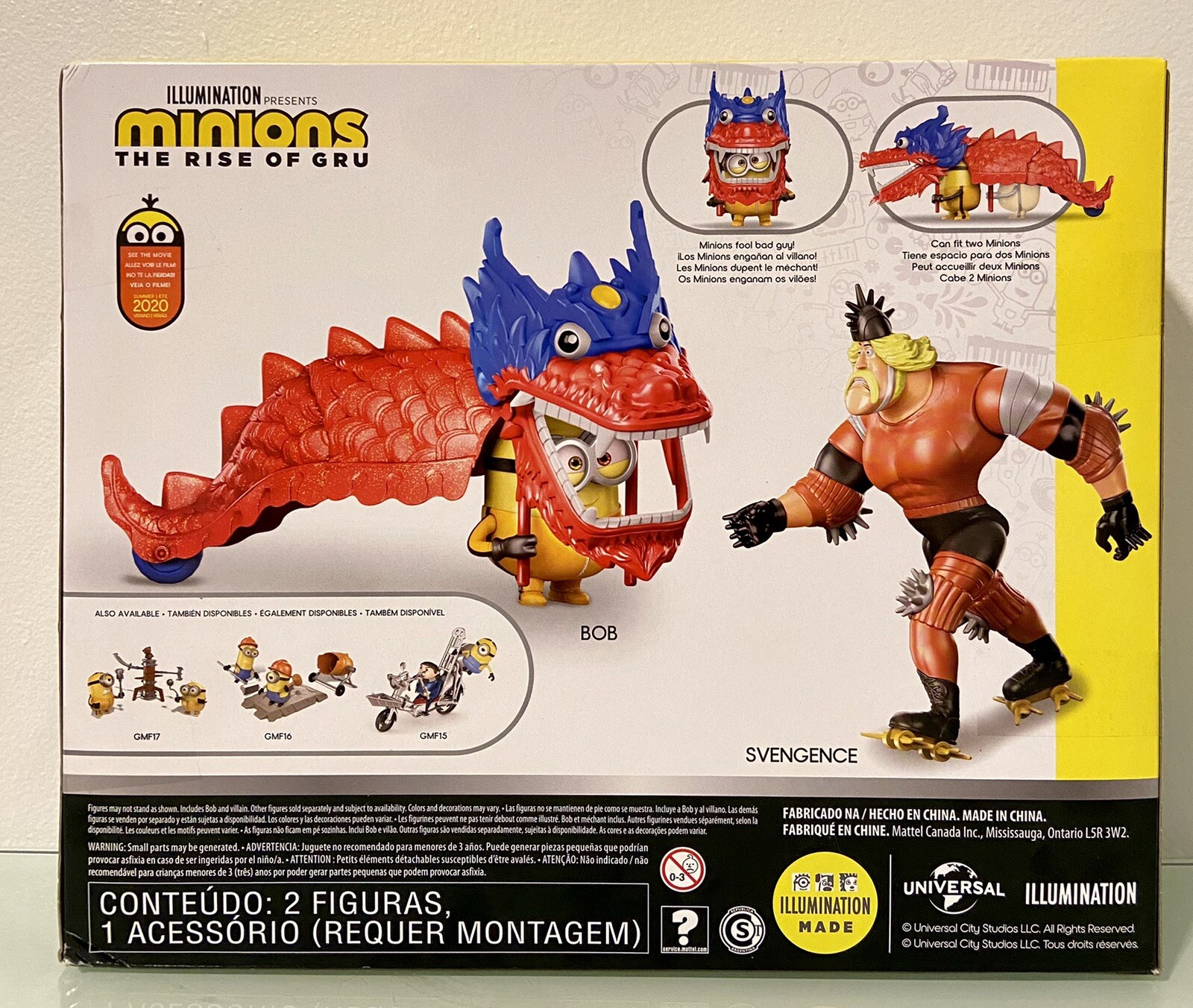 Illuminations Presents MINIONS THE RISE OF GRU Dragon Disguise Story Pack NEW