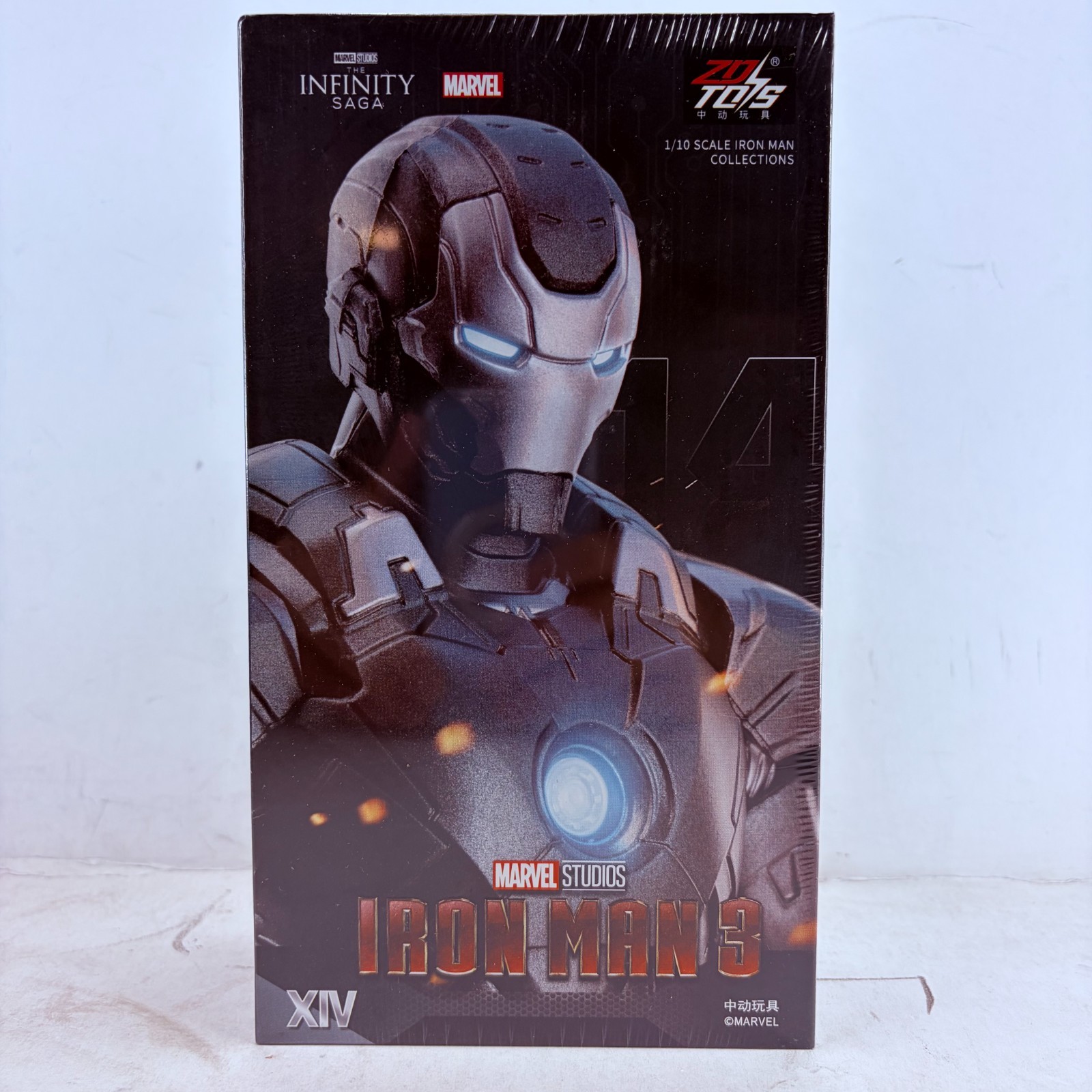 Marvel Avengers Iron Man 3 Mark XIV MK14 Ironman Toy Action Figure Model
