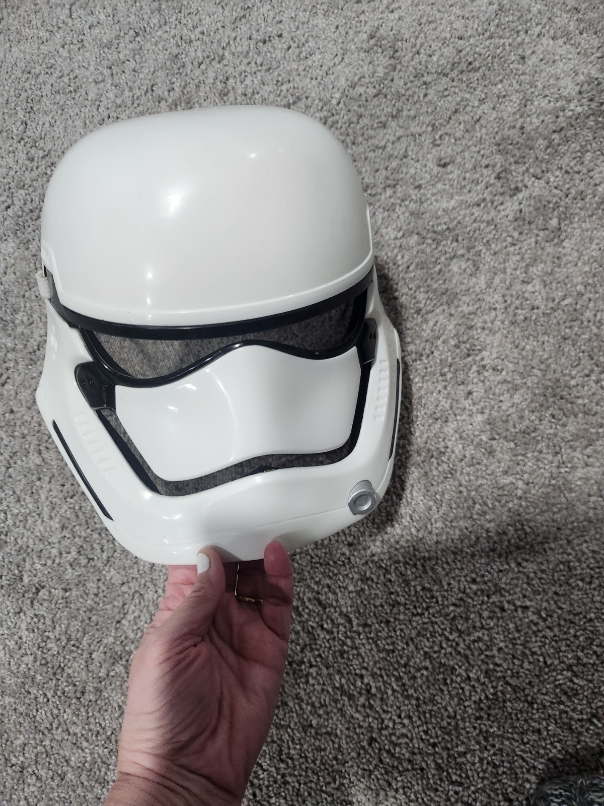 STAR WARS THE FORCE AWAKENS First Order Stormtrooper MASK Hard Plastic