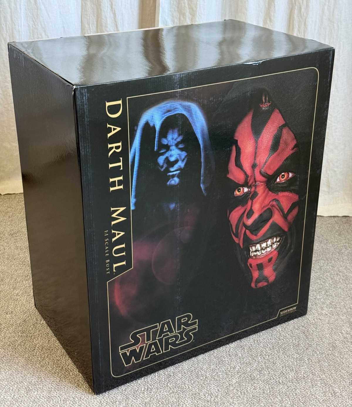 New, unopened Sideshow Collectibles DARTH MAUL Life-sized Bust 2006 Star Wars