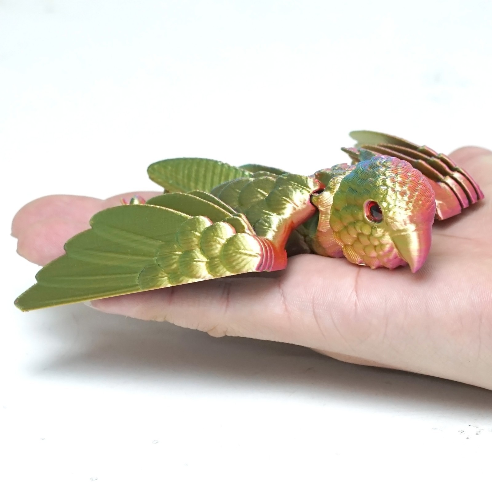 3D Printed Parrot Model,Articulated Animals figure,Fidget Toys Home Decor