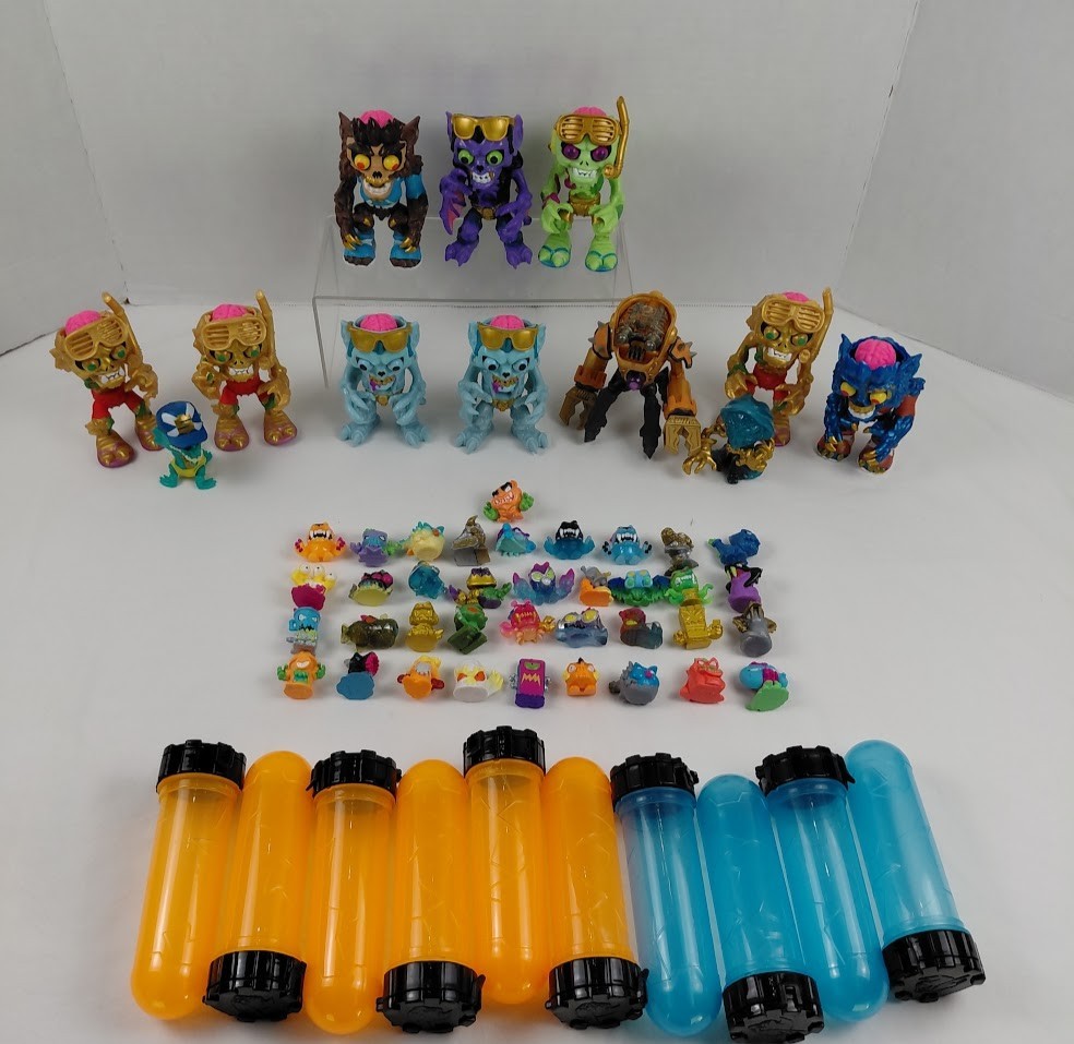 Treasure X – Monster Gold set of 12 & Mr Beast Lab Swarm set of 37 Lot Mixed