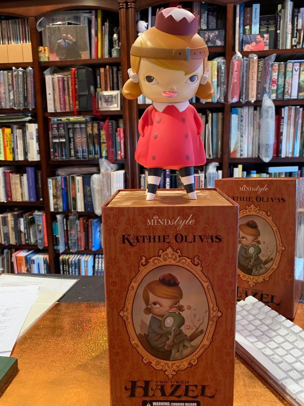 TWO FACED HAZEL « ASIAN » VERSION 9&Prime; vinyl BY KATHIE OLIVAS