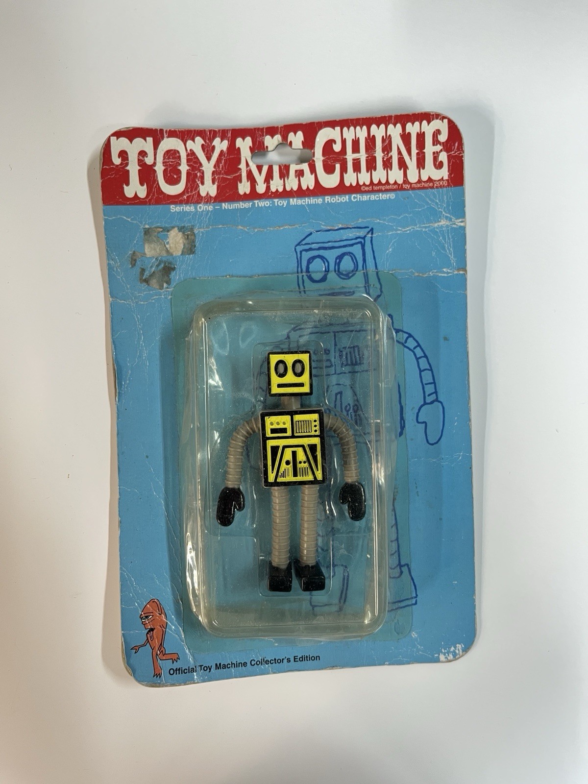 Toy Machine Series One No.2 Robot Character Carded Figure 2000s