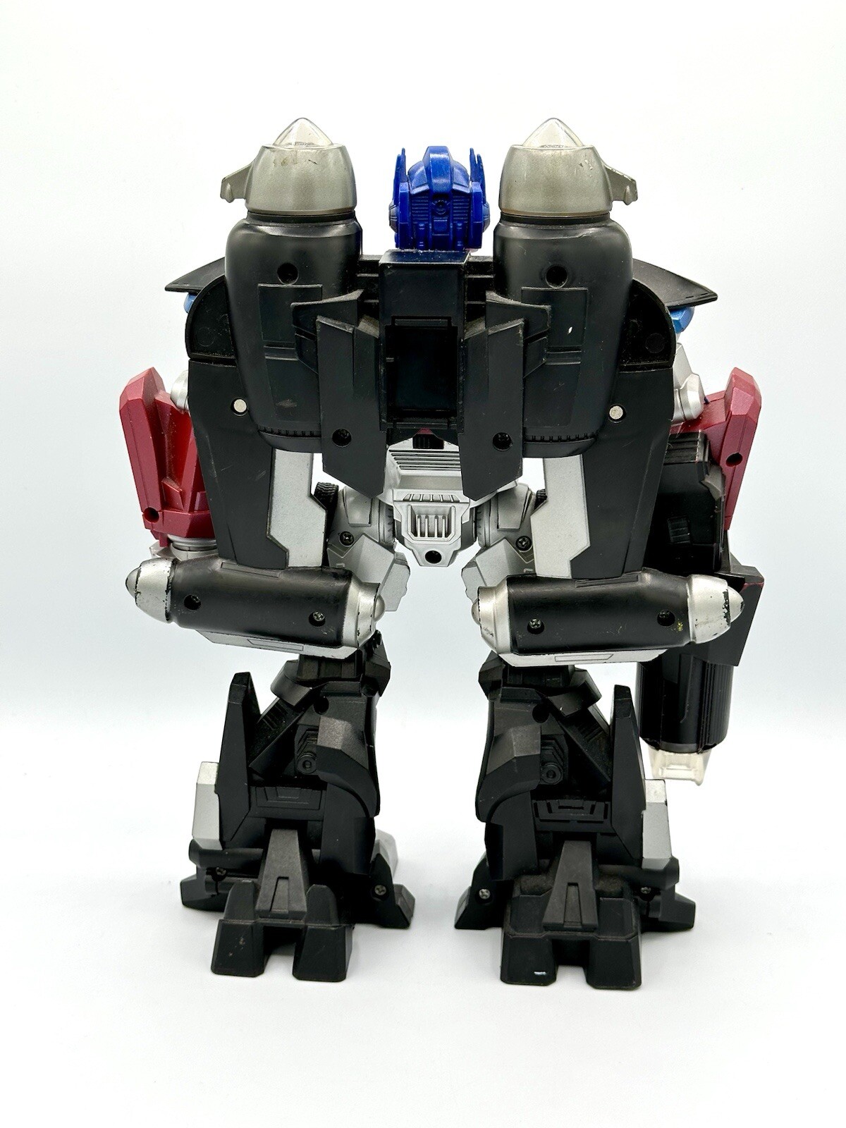 2008 Talking Hasbro Transformers Mega Power Bots Jet Optimus Prime 12&Prime; Figure