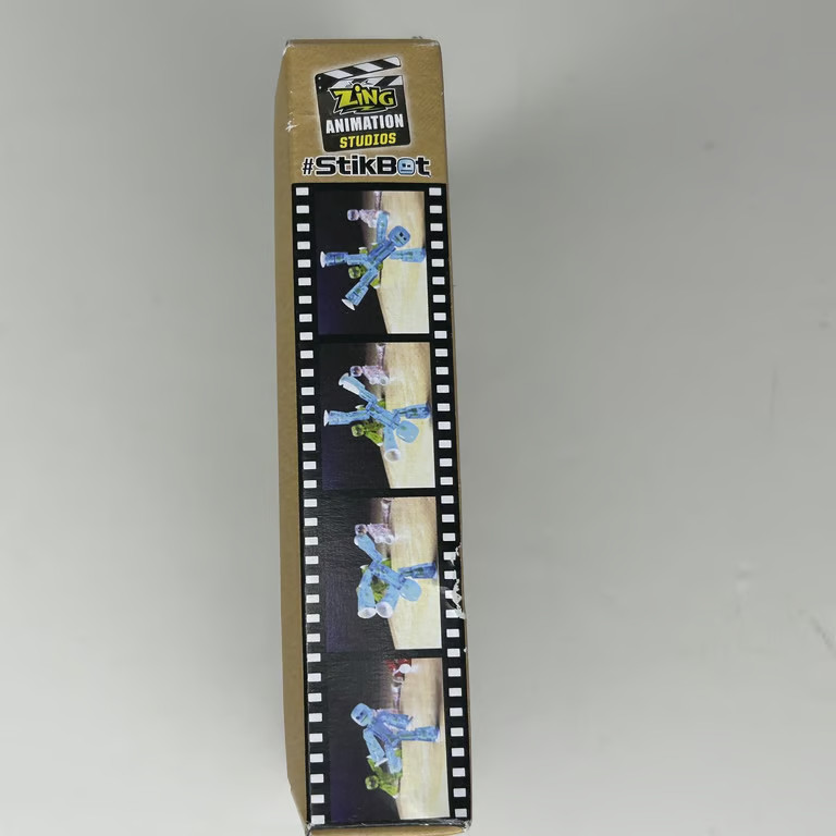 Zing StikBot Action Figure Translucent Green Stop Motion Animation Toy NIB