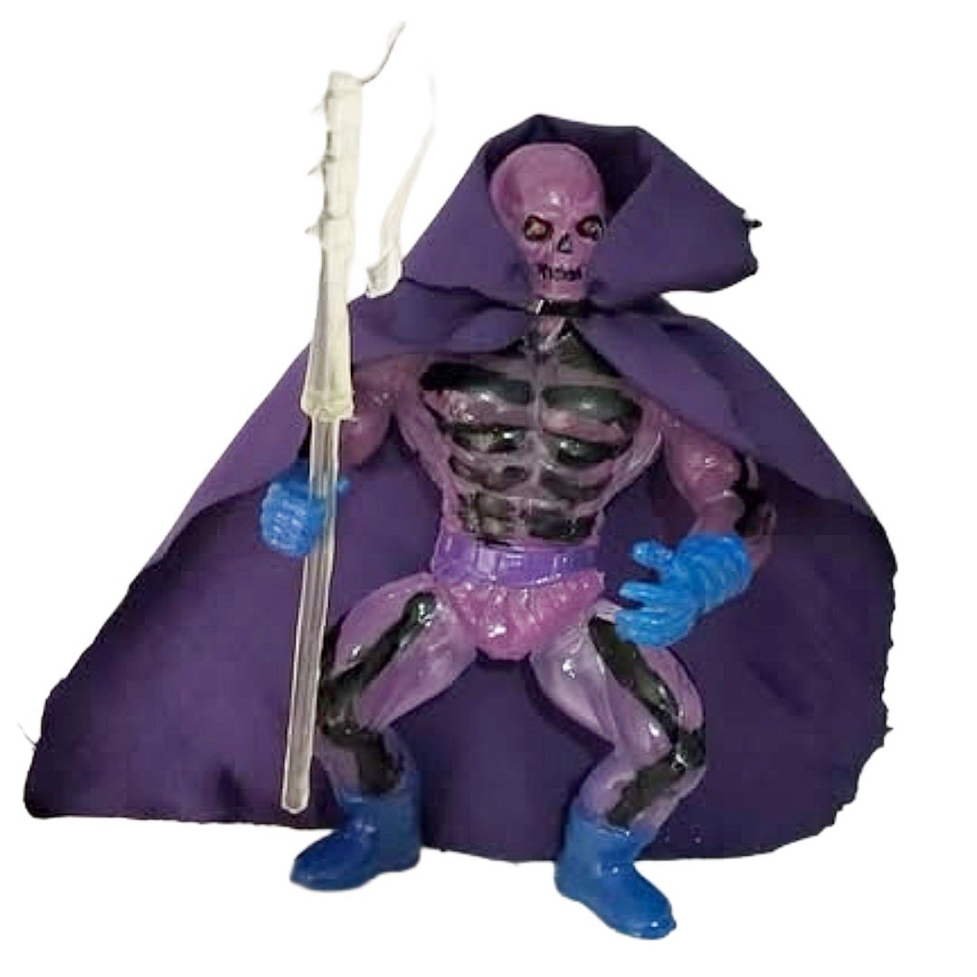 90s Galaxy Warriors Skeletor Scareglow Warrior Figure Bootleg Mexico Toy