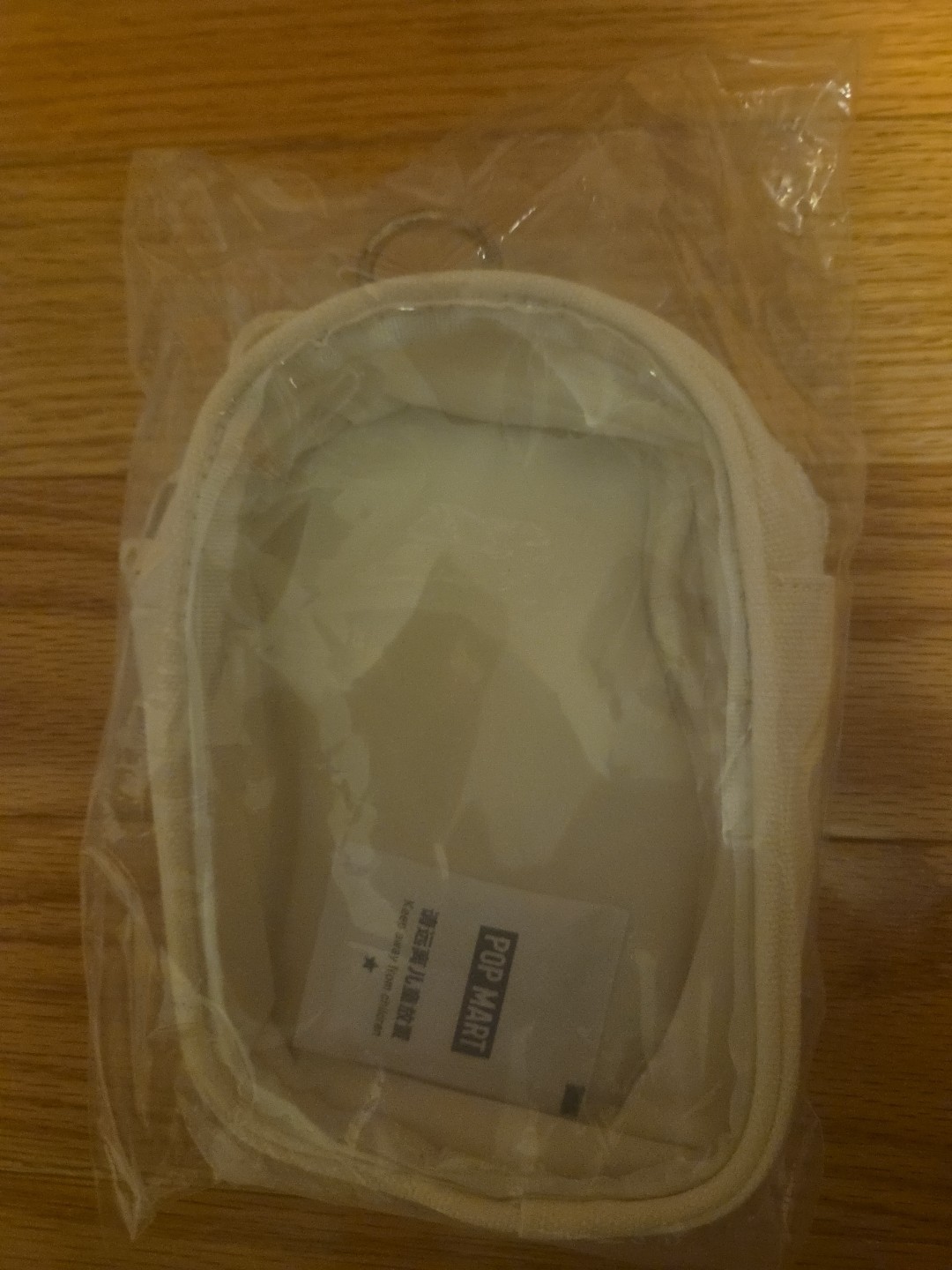 Clear Protector Case Toy Bag in Cream POPMART Authentic NEW